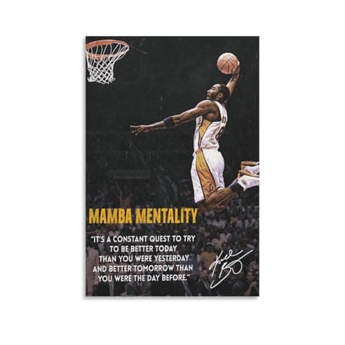 Kobe Bryant Inspirational Canvas Poster