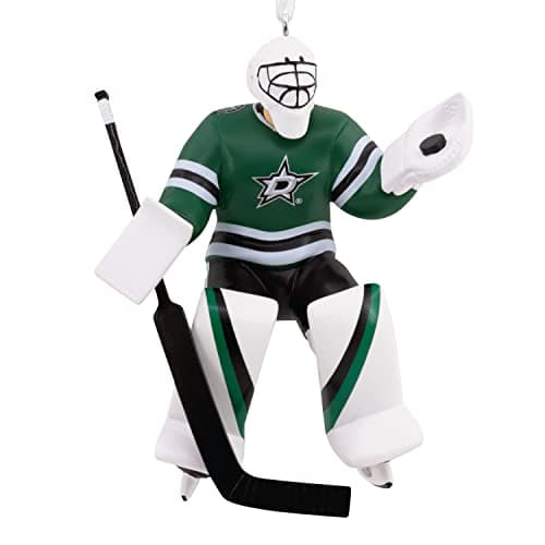 Dallas Stars Goalie Christmas Ornament