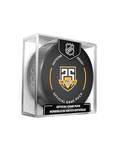 Nashville Predators Official Game Puck with Holder