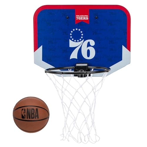 Philadelphia 76ers Over-the-Door Mini Basketball Hoop