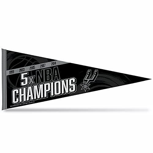 San Antonio Spurs Multi Champ Felt Pennant