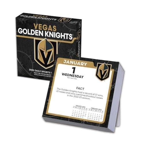 Vegas Golden Knights 2025 Box Calendar