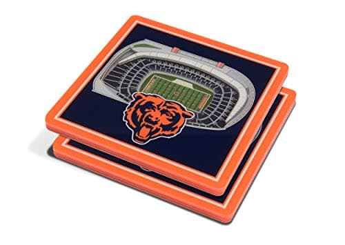 Chicago Bears Soldier Field 3D Coasters