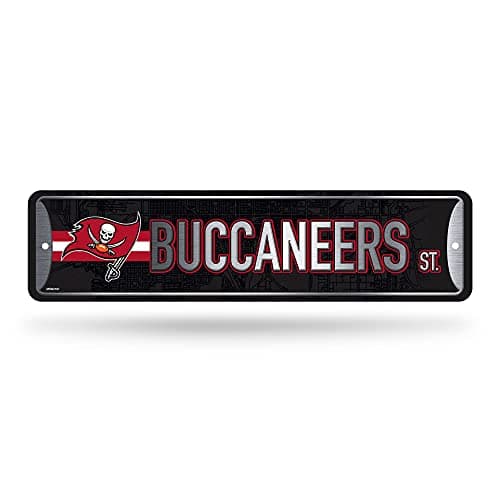 Tampa Bay Buccaneers Metal Street Sign