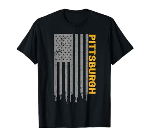 Pittsburgh USA Flag T-Shirt