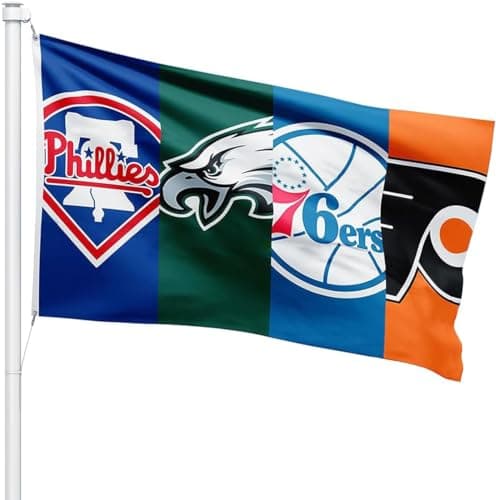 Philadelphia Four Teams Sports Flag