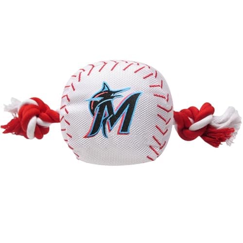 Miami Marlins Baseball Rope Toy for Pets