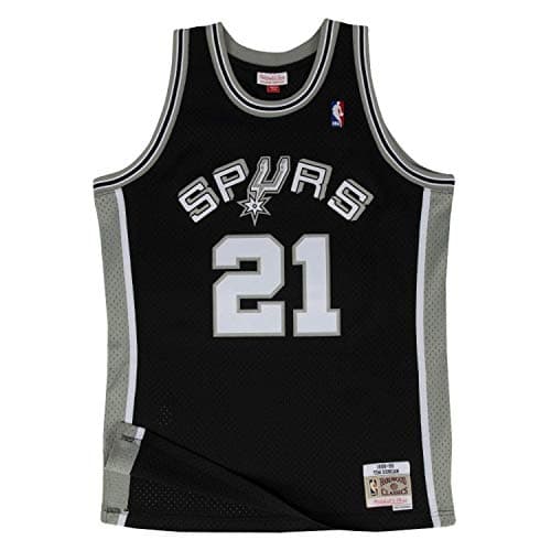 Tim Duncan Black Throwback Jersey