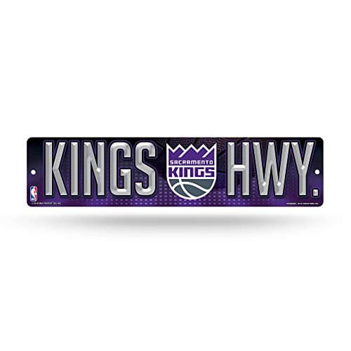 Sacramento Kings Plastic Street Sign