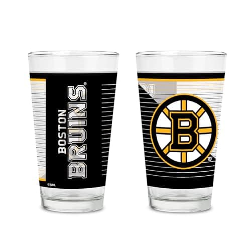 Boston Bruins Pint Glass Set