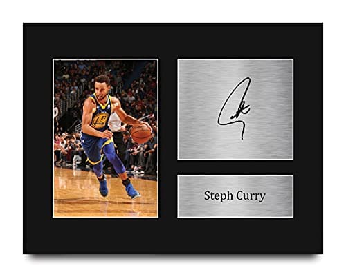 Steph Curry Signed Autograph Picture