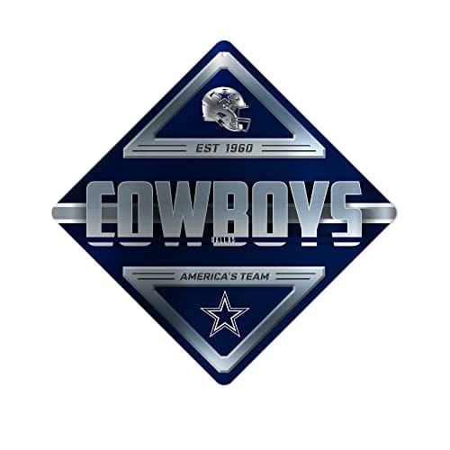 Dallas Cowboys Metal Crossing Sign
