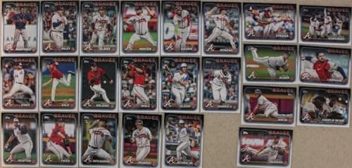 Braves 2024 Topps Complete Card Set