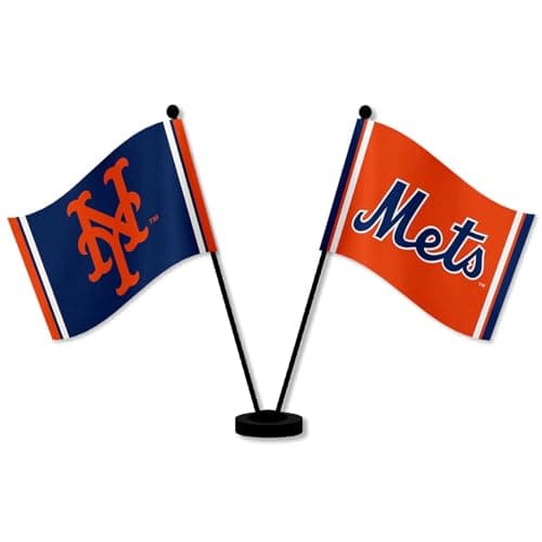 New York Mets Desk Flags