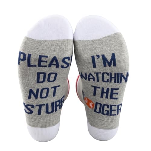 Dodgers 'Do Not Disturb' Baseball Socks