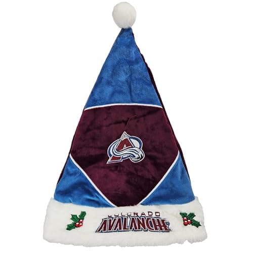 Colorado Avalanche Santa Hat