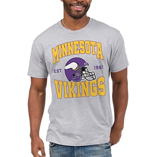 Minnesota Vikings Team Helmet T-Shirt