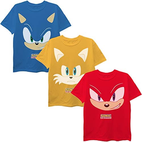 Sonic, Tails, and Knuckles T-shirt set
