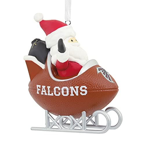 Atlanta Falcons Santa Sled Ornament