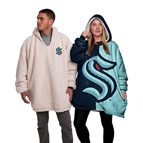 Seattle Kraken Reversible Colorblock Hoodeez