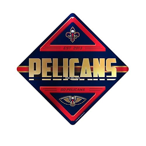 New Orleans Pelicans Metal Sign