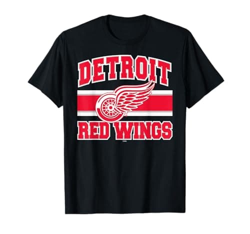 Detroit Red Wings Black T-Shirt