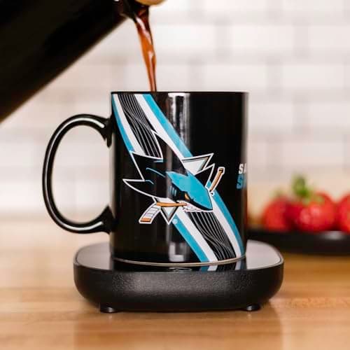 San Jose Sharks Mug Warmer with Mug