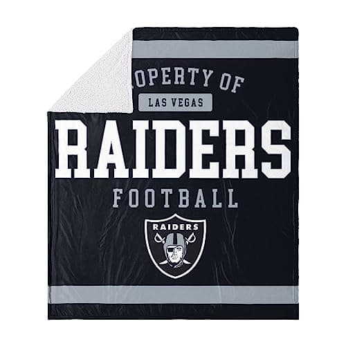 Las Vegas Raiders Sherpa Fleece Blanket