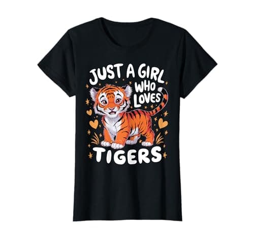 Just a Girl Who Loves Tigers T-Shirt