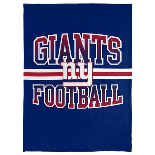 New York Giants Plush Throw Blanket