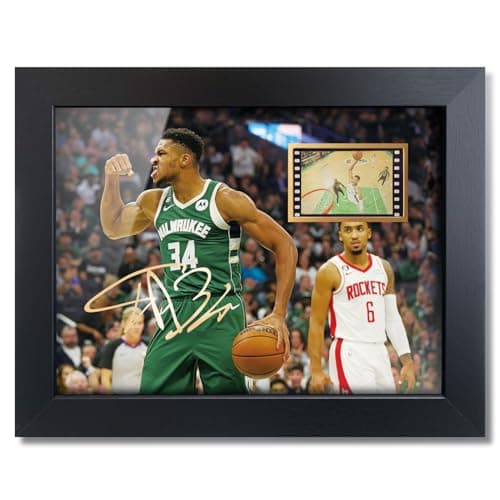 Giannis Antetokounmpo Signed Poster