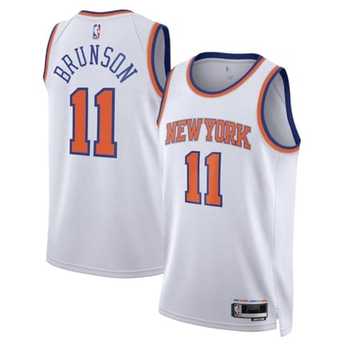 Jalen Brunson Knicks Youth White Jersey