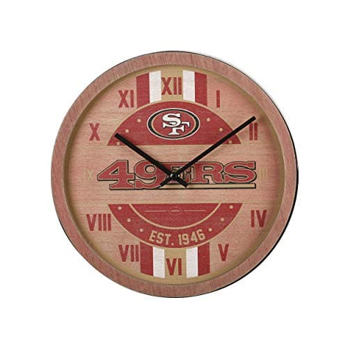 San Francisco 49ers Barrel Wall Clock