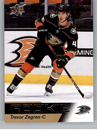 Trevor Zegras Anaheim Ducks Rookie Card