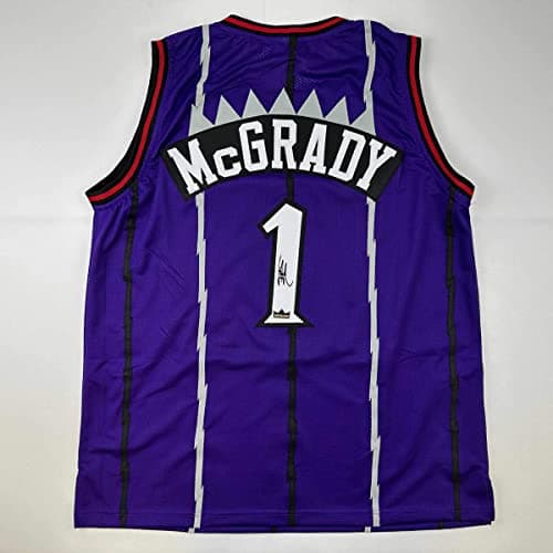 Tracy McGrady Autographed Raptors Jersey Reprint