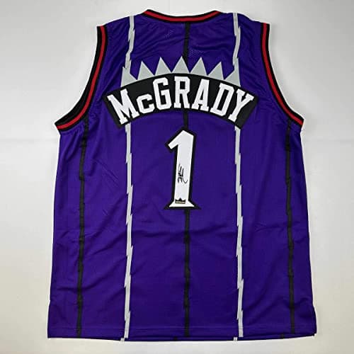 Tracy McGrady Autographed Raptors Jersey Reprint