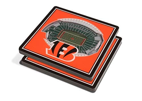 Cincinnati Bengals 3D Stadium Coasters