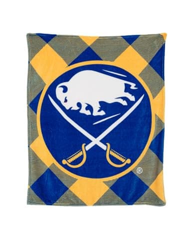 Buffalo Sabres Plaid Throw Blanket