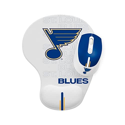 St. Louis Blues Wireless Mouse and Pad