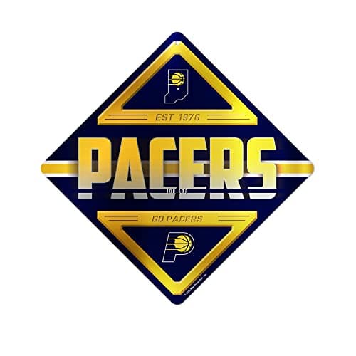 Indiana Pacers Metal Sign