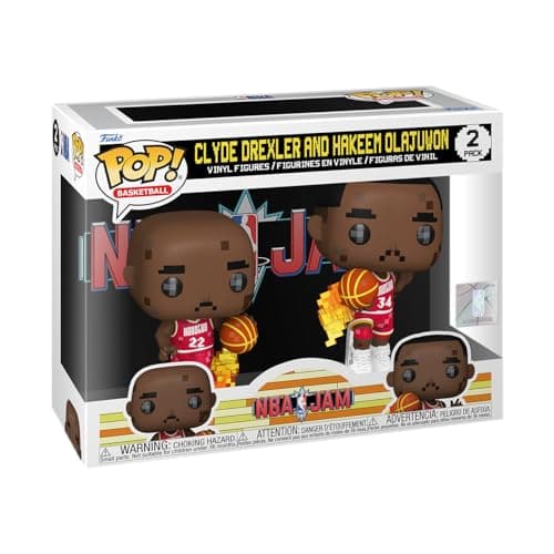 Clyde Drexler & Hakeem Olajuwon Funko Pop 2-Pack