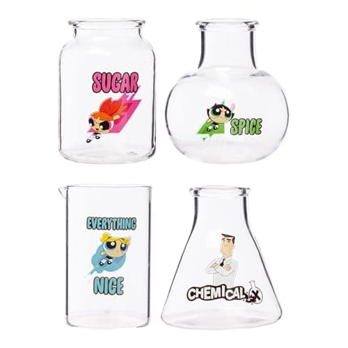 Powerpuff Girls Chemical X Mini Glass Set