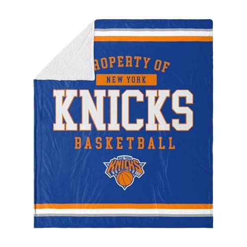 New York Knicks Sherpa Fleece Blanket