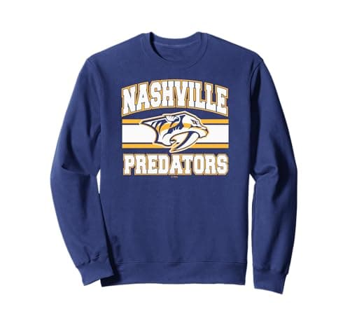 Nashville Predators Stripe Sweatshirt