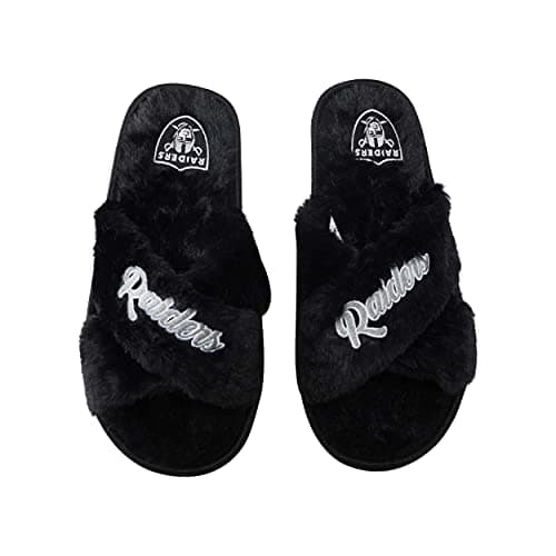 Las Vegas Raiders Women's Plush Slippers