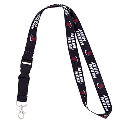 Miami Heat Lanyard Keychain