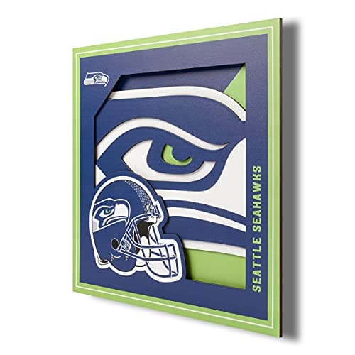 Seattle Seahawks 3D Logo Wall Art