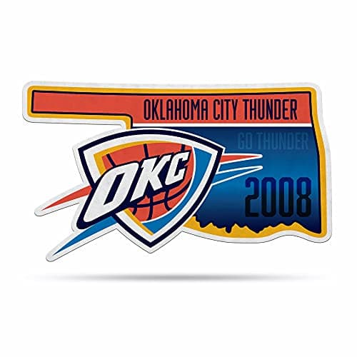 Oklahoma City Thunder State Shape Pennant