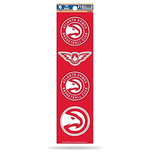 Atlanta Hawks Quad Sticker Sheet