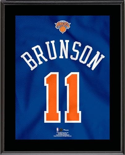 Jalen Brunson Knicks Player Plaque